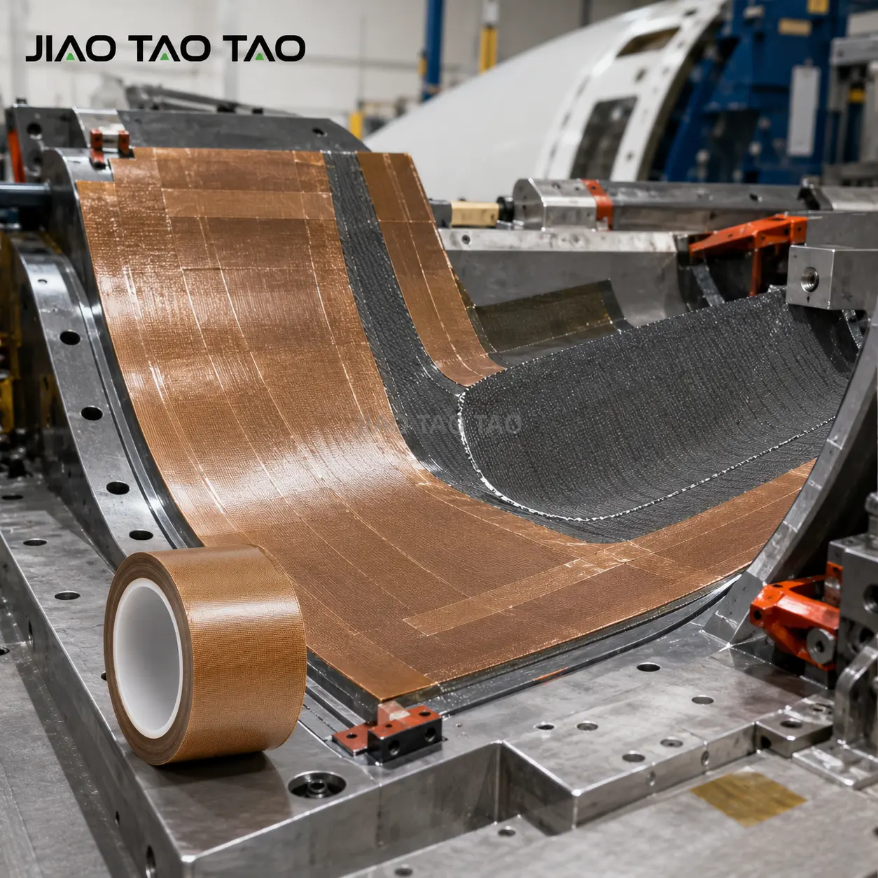 PTFE fiberglass tape for aerospace mold and high temperature tooling applications